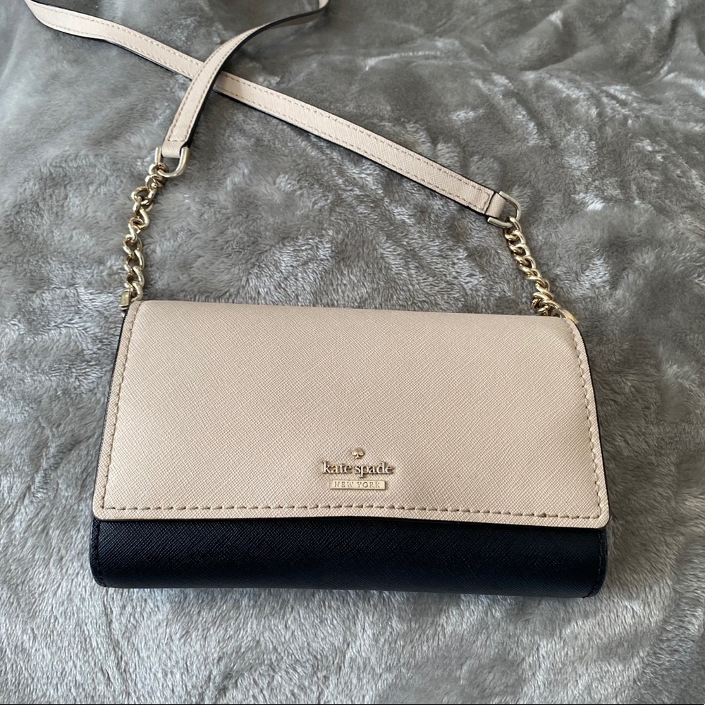 ♠️ Kate Spade Crossbody Cameron Beige black bag ♠️